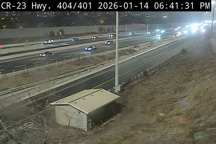 Highway 404 near Highway 401