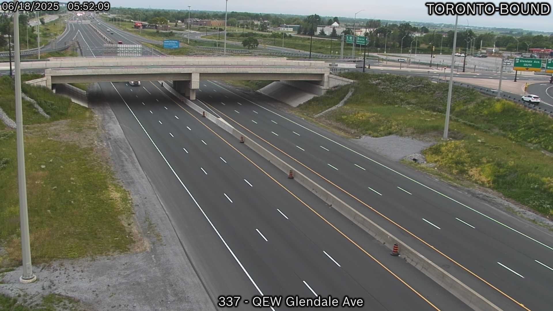 QEW near Glendale Avenue