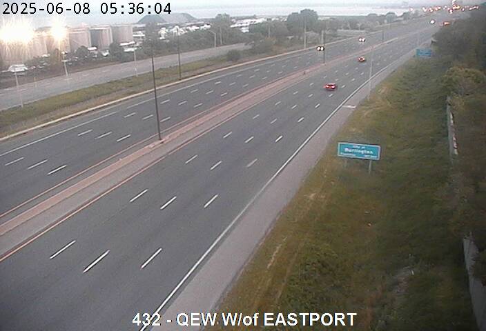 QEW West of Eastport Drive