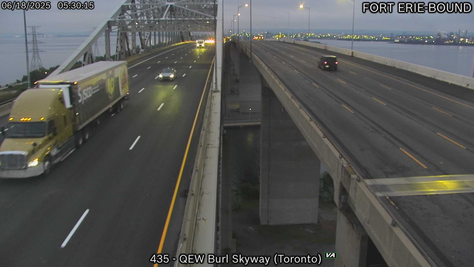 QEW Burlington Skyway - Toronto Side