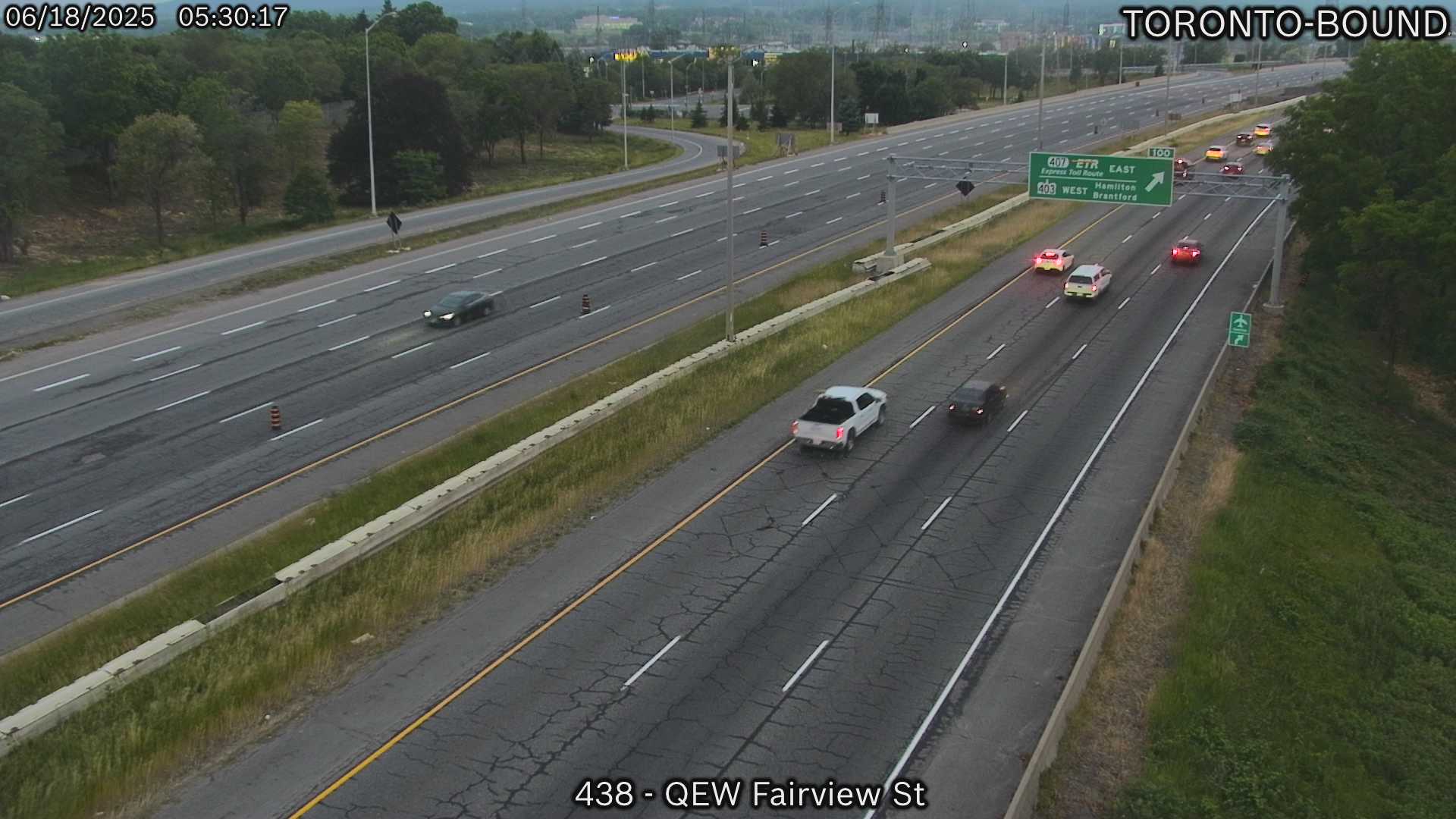 QEW near Fairview Street