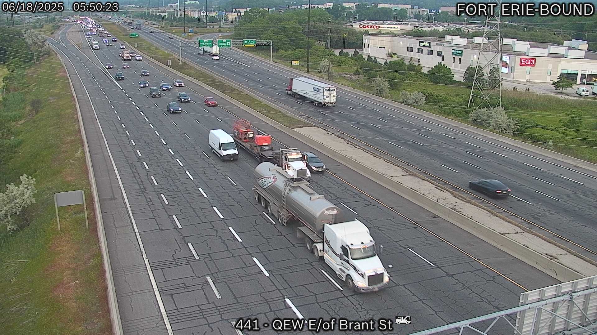 QEW East of Brant Street