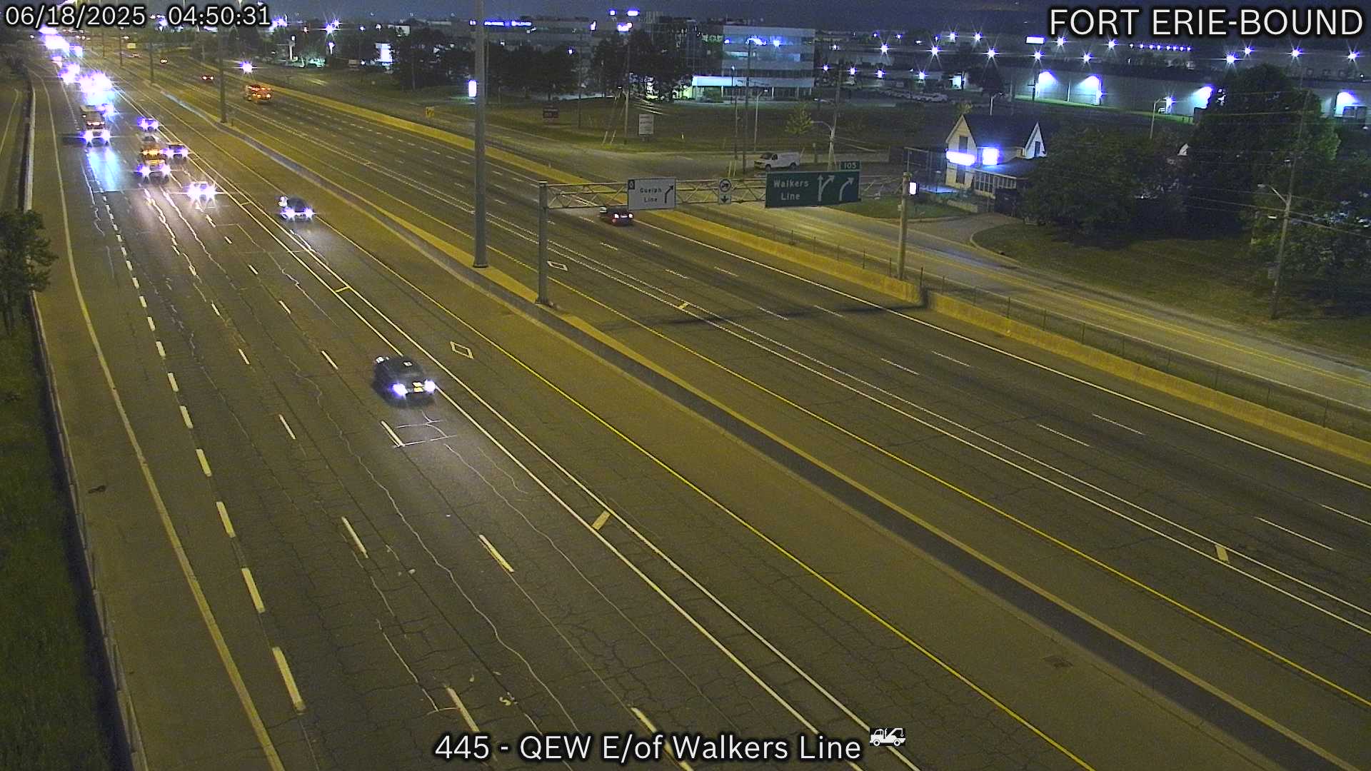 QEW East of Walkers Line