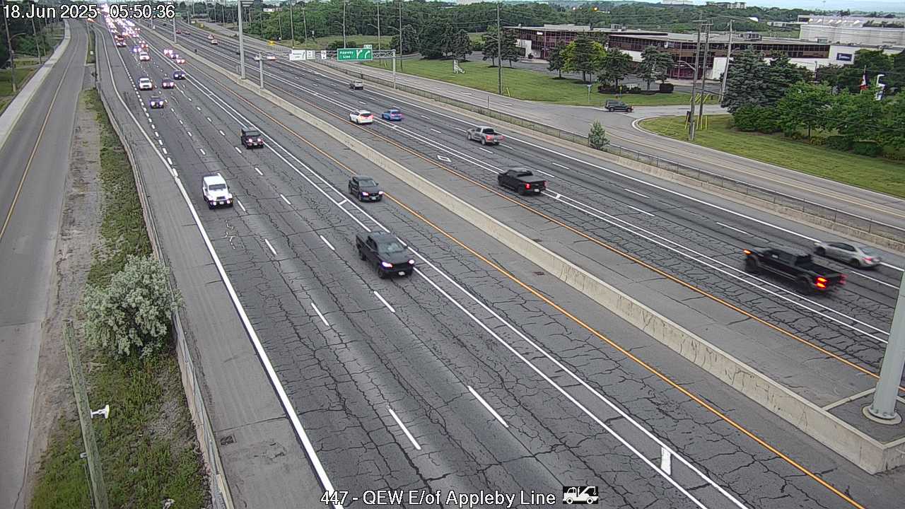 QEW East of Appleby Line