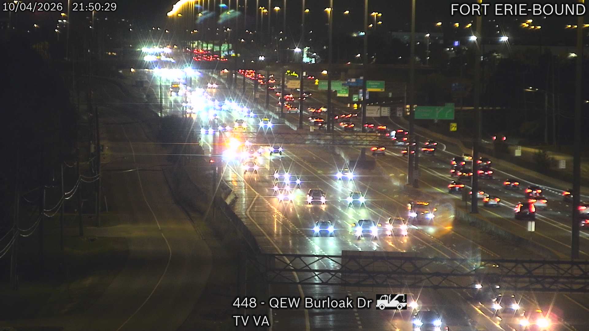 QEW at Burloak Drive