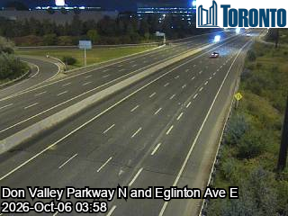 Traffic Cam Don Valley Parkway near Eglinton Ave