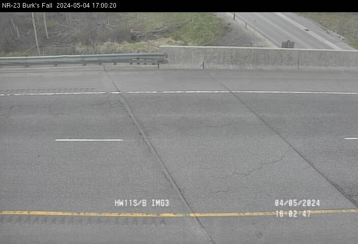 Live Traffic Camera of Highway 11 near Burkes Falls