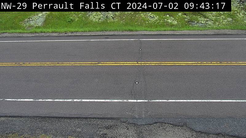 Traffic Cam Highway 105 near Perrault Falls (Central Time) - West