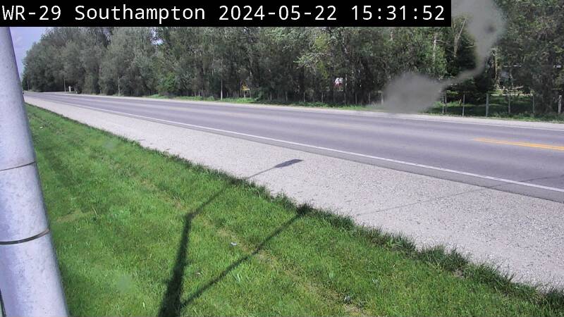 Traffic Cam Highway 21 near Concession Rd 10 - South