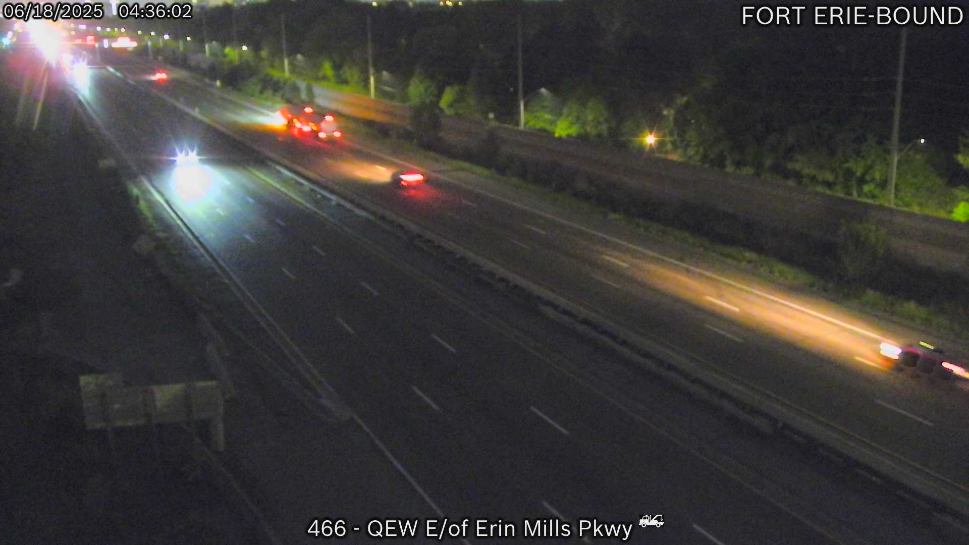 QEW East of Erin Mills Parkway