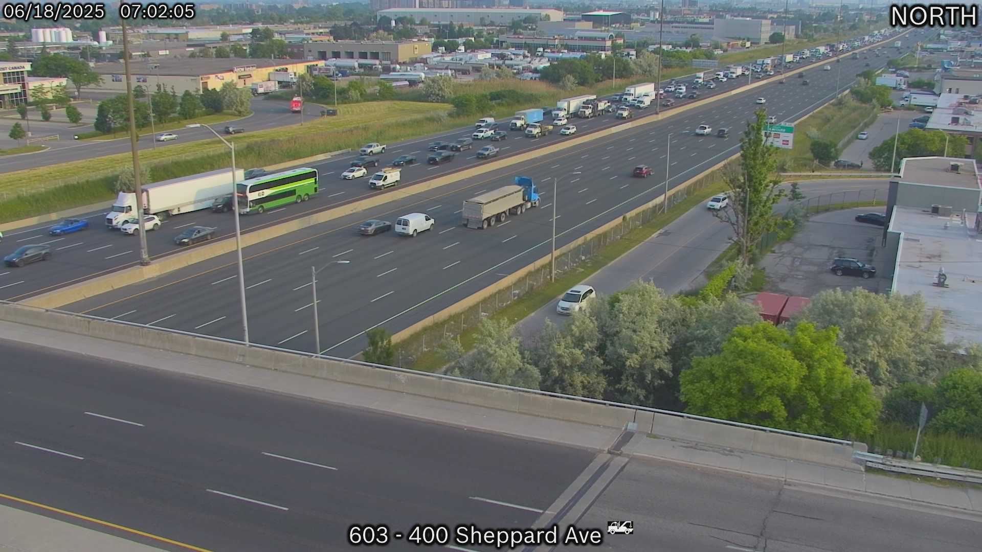 Highway 400 near Sheppard Avenue