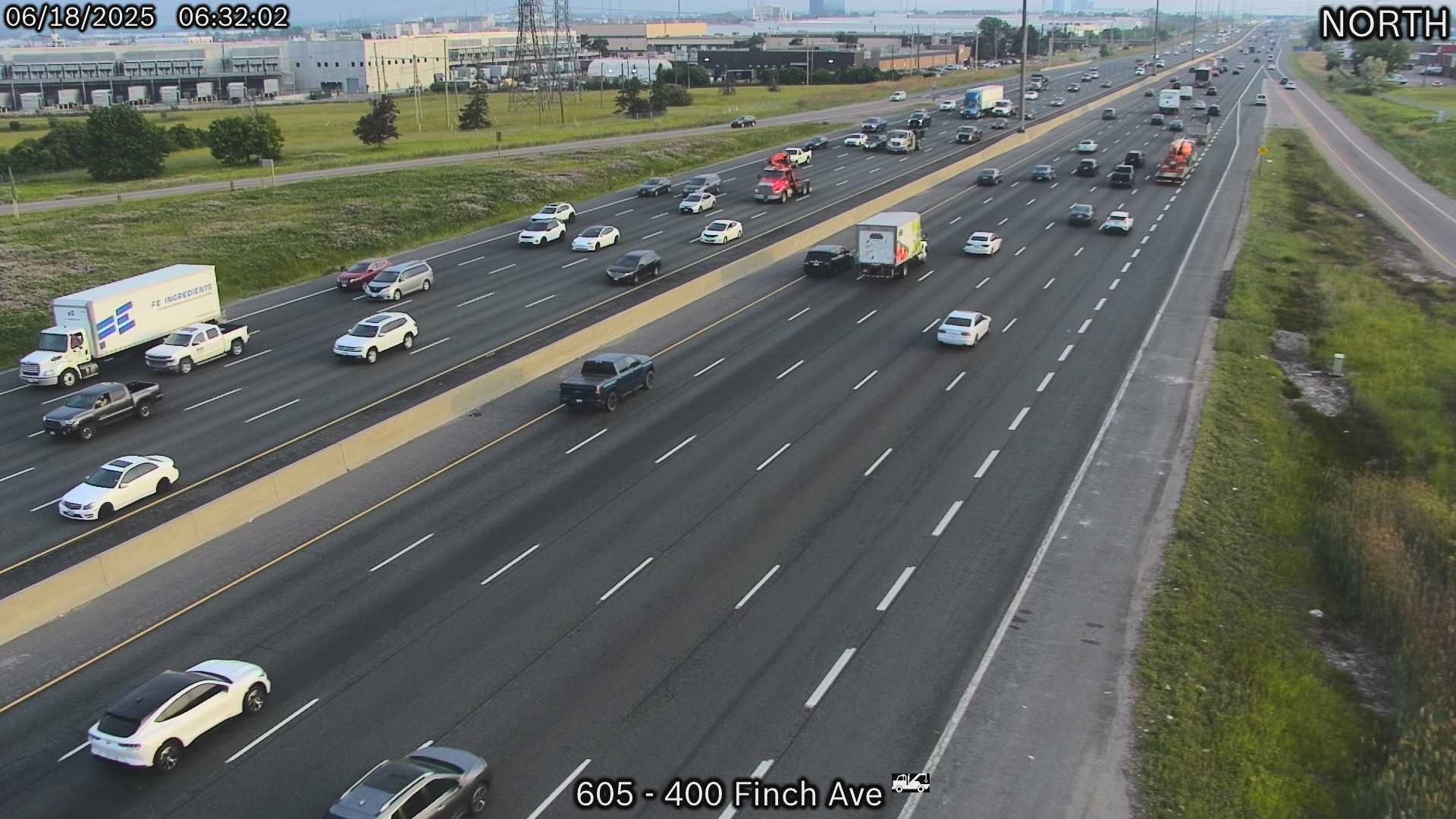 Highway 400 near Finch Avenue