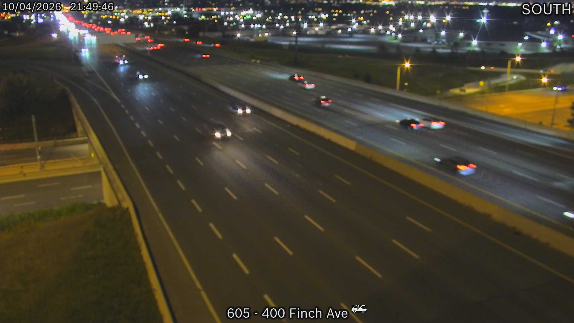 Highway 400 at Finch Avenue