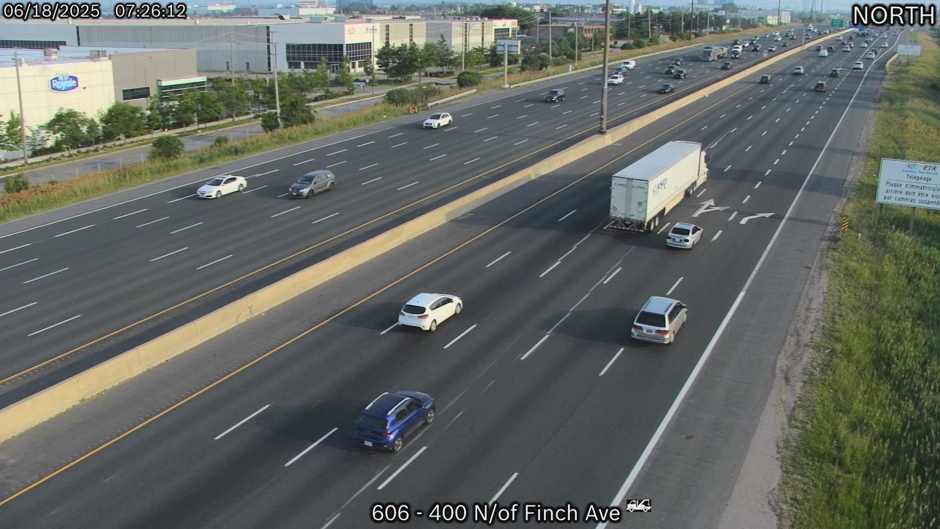 Highway 400 North of Finch Avenue