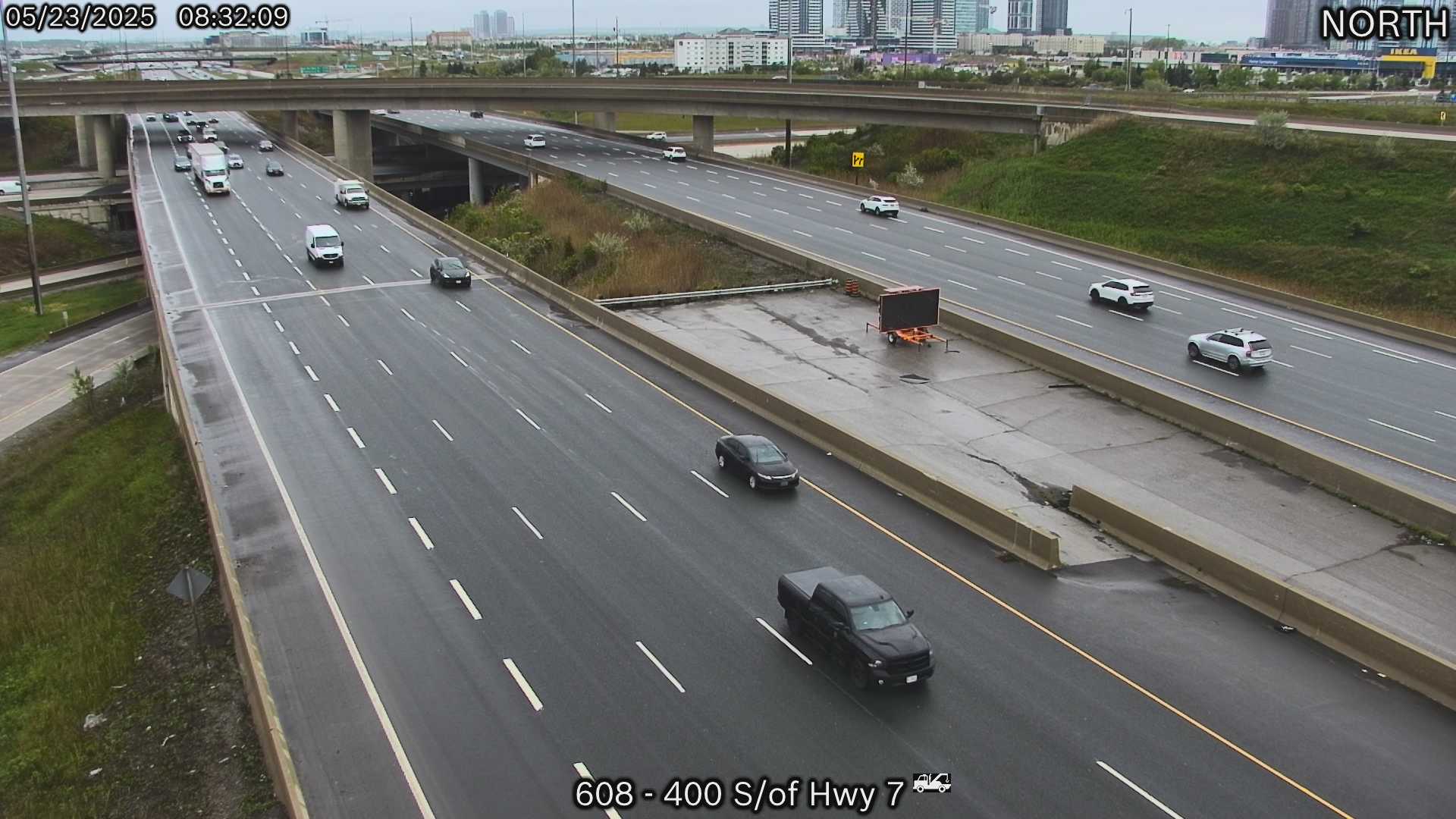 Highway 400 South of Highway 7