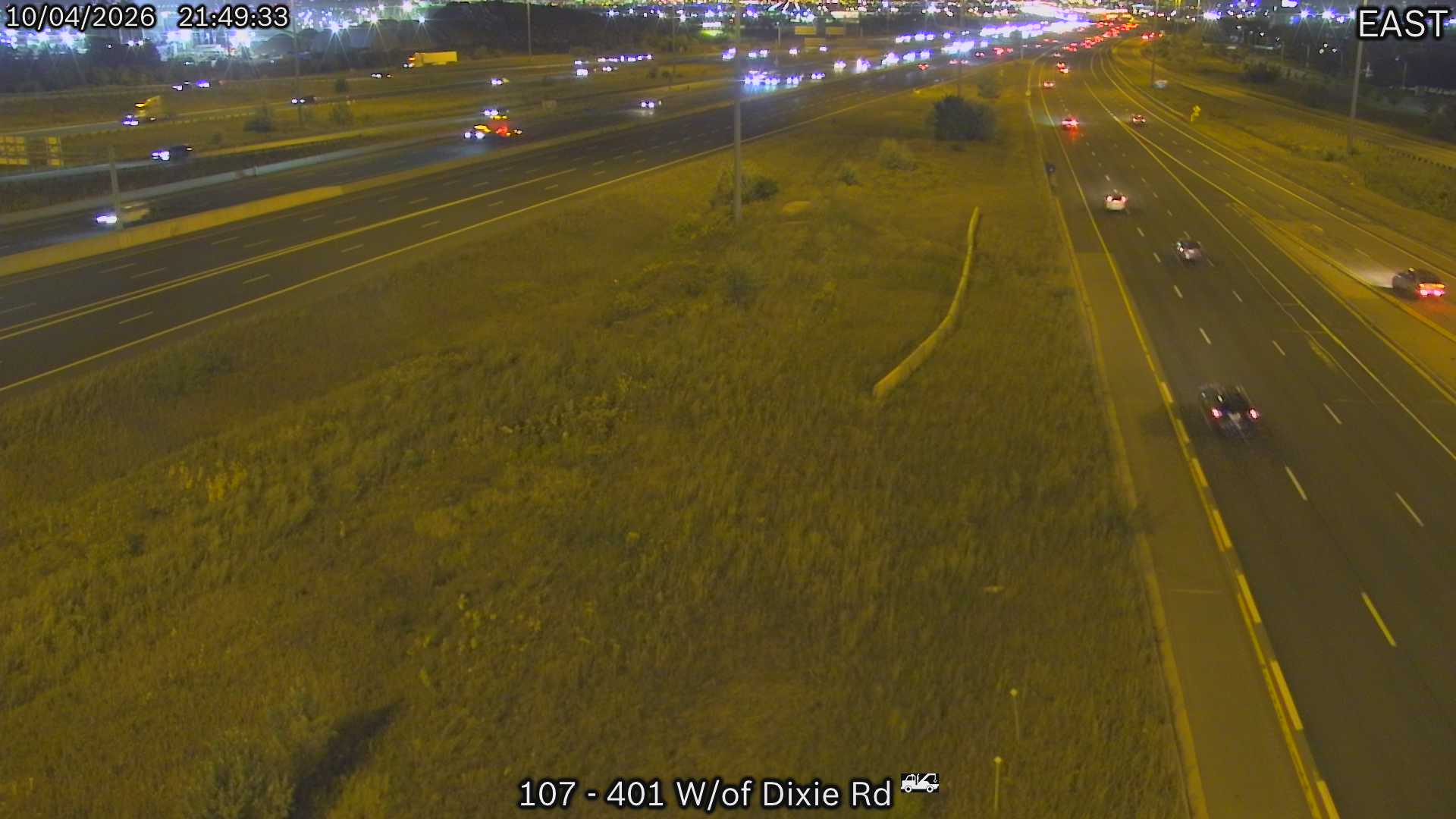 Highway 401 West of Dixie Road