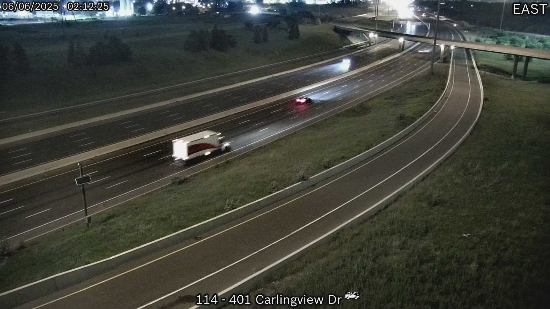 Highway 401 near Carlingview Drive