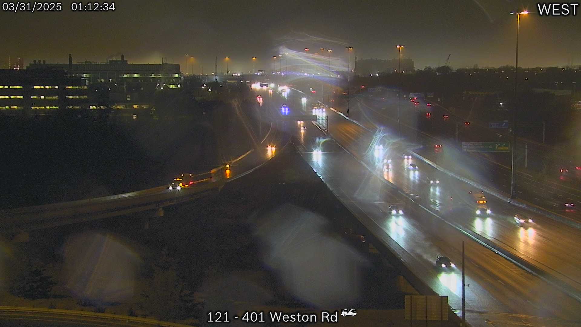 Highway 401 near Weston Road