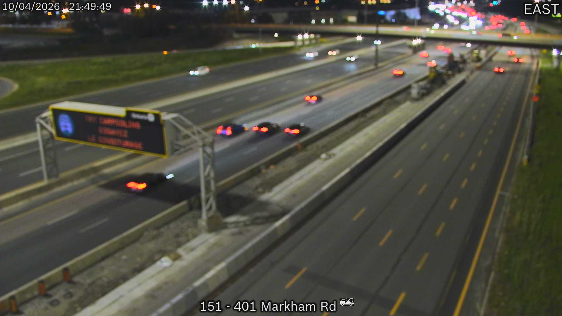 Highway 401 at Markham Road