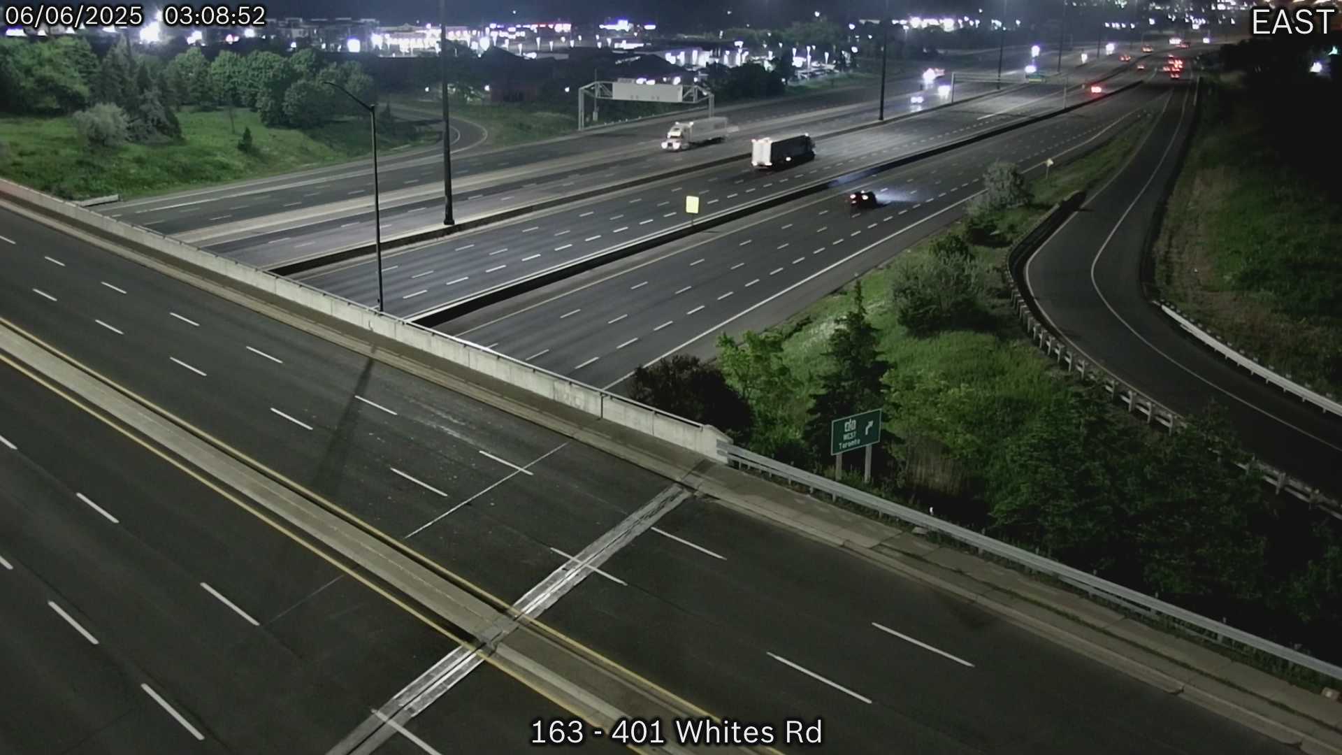 Highway 401 near Whites Road