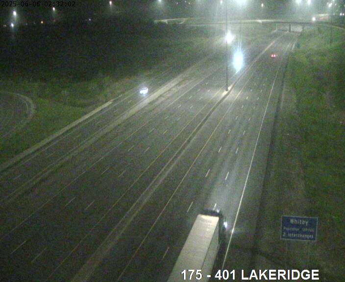 Highway 401 Near Lakeridge Road