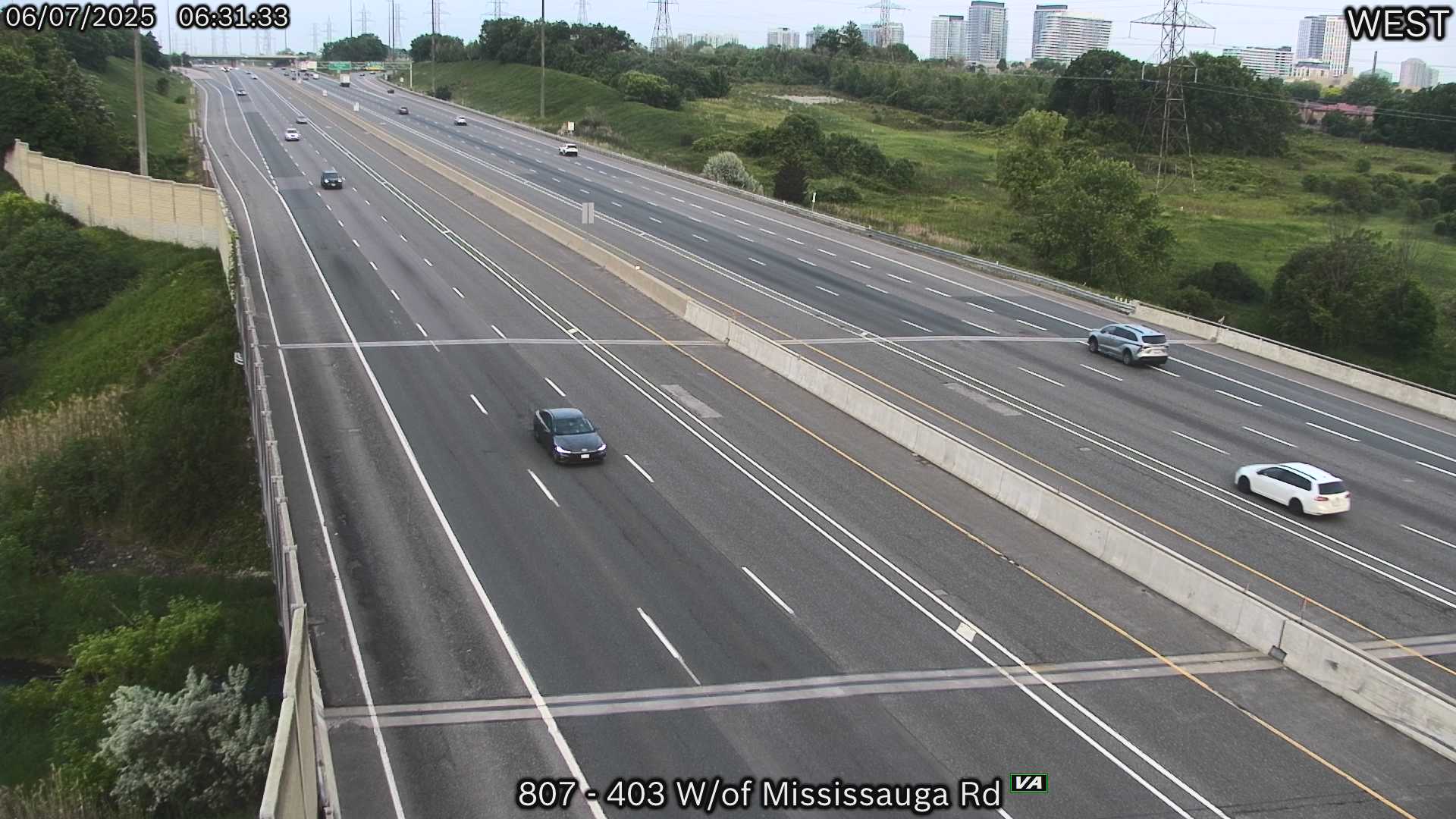 Highway 403 West of Mississauga Road