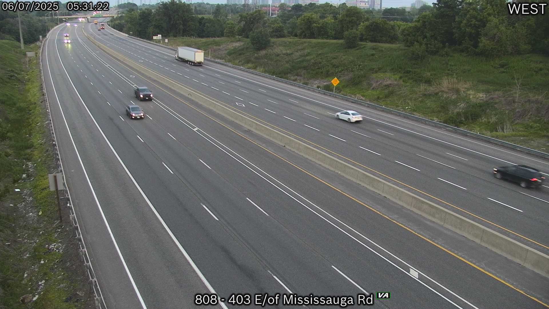 Highway 403 East of Mississauga Road