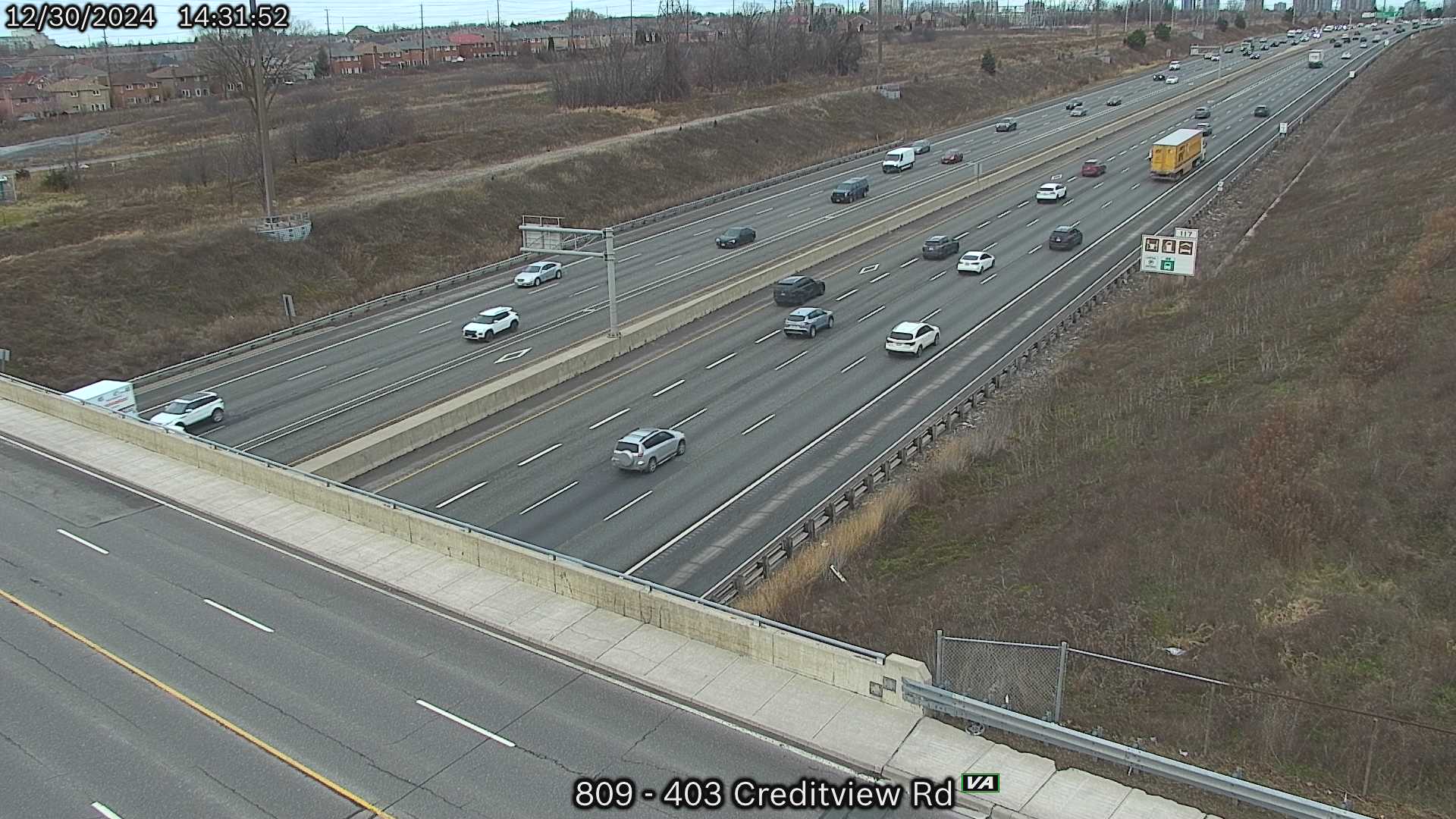 Highway 403 near Creditview Road