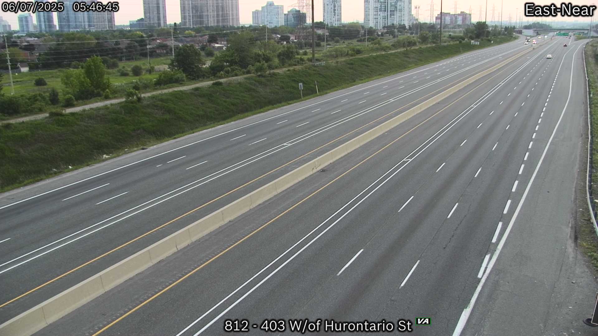 Highway 403 West of Hurontario Street