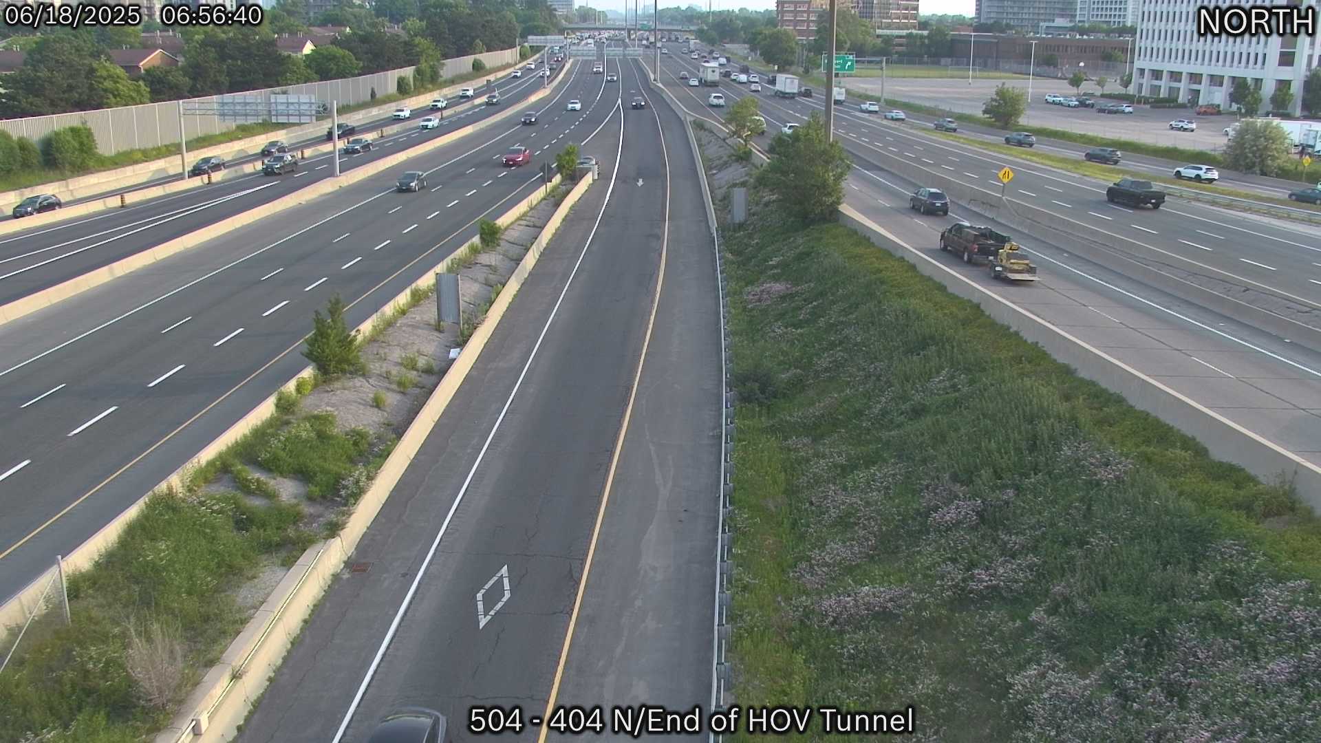 Highway 404 North End of HOV Tunnel