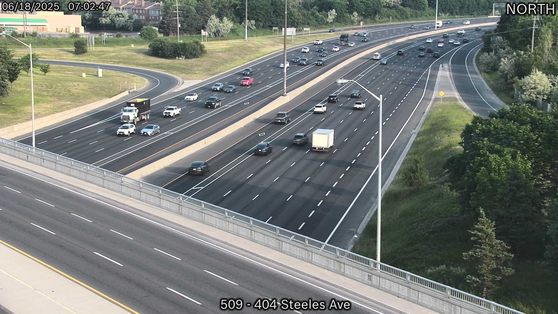 Highway 404 Near Steeles Aveue