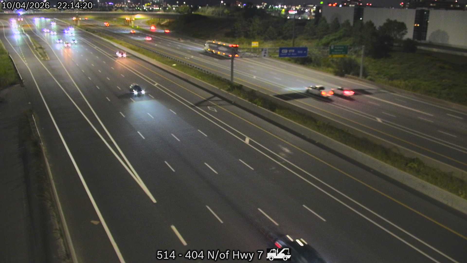 Highway 404 North of Highway 7