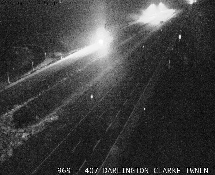 Highway 407 near Darlington Clarke Townline Road