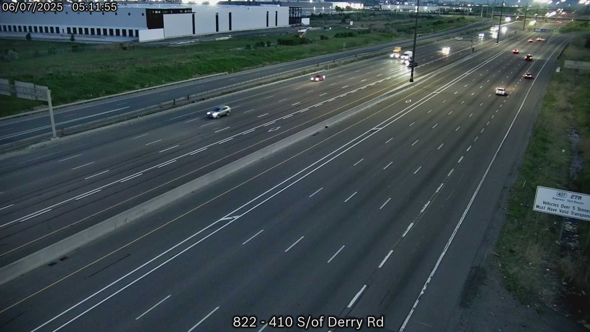 Highway 410 South of Derry Road