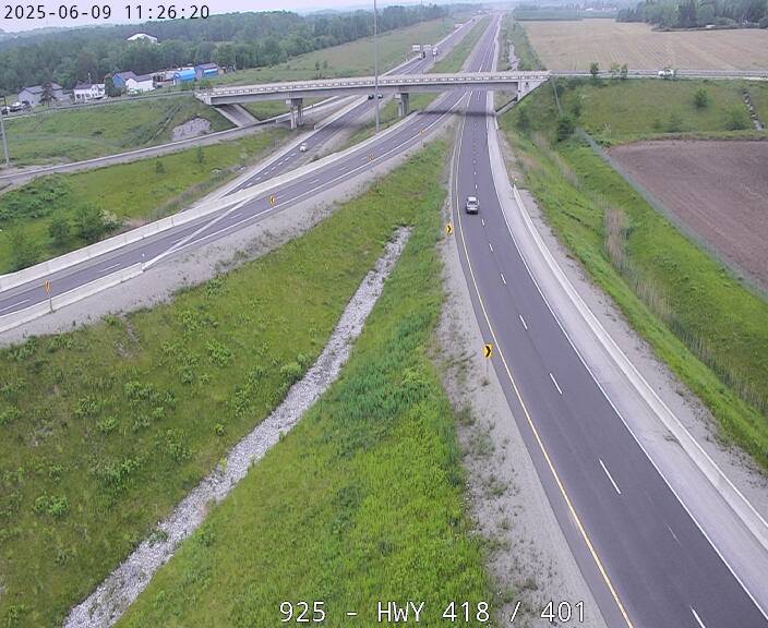 Highway 418 near Highway 401