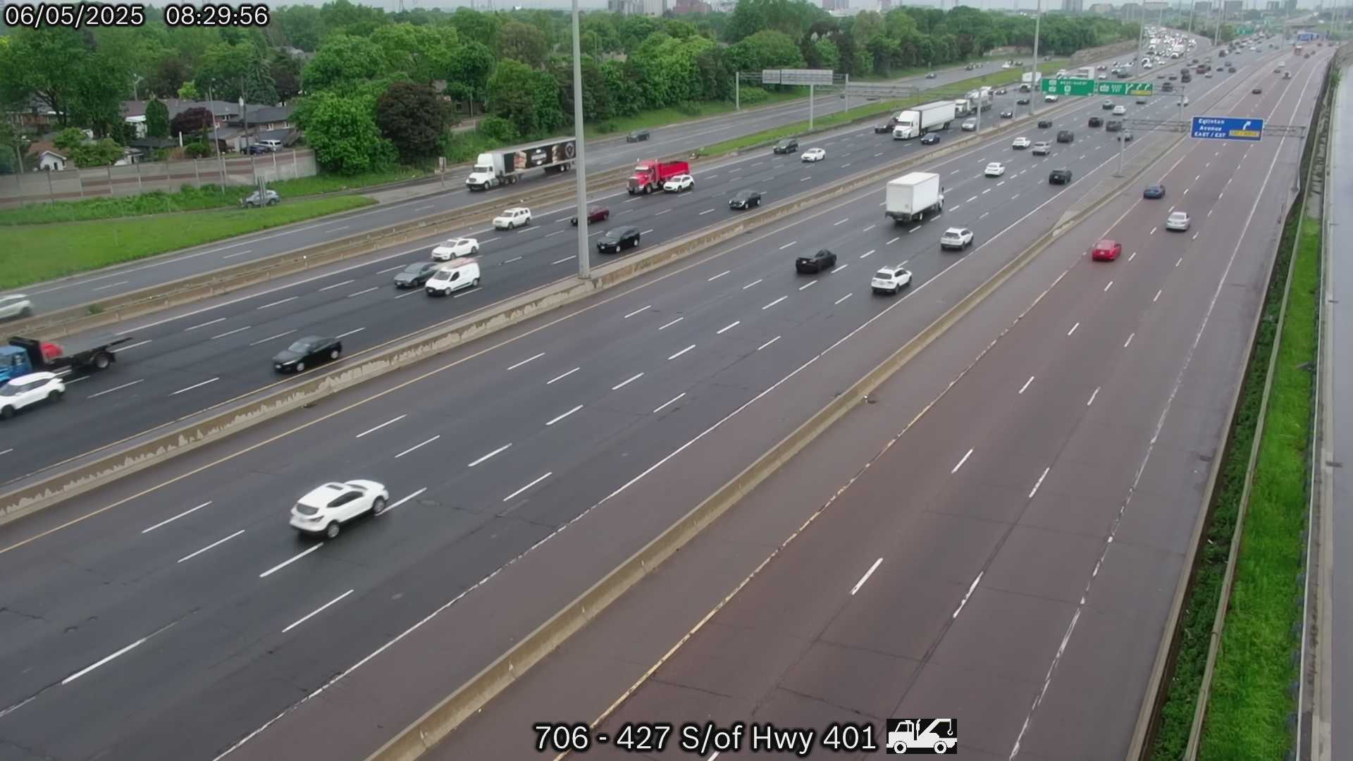 Highway 427 South of Highway 401