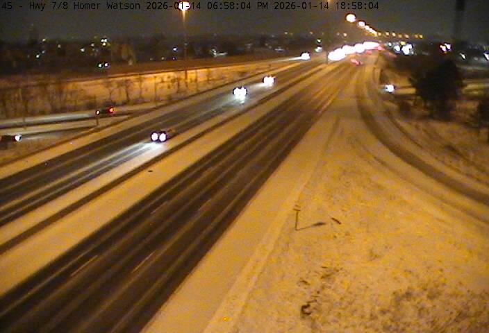 Highway 7/8 near Homer Watson Boulevard