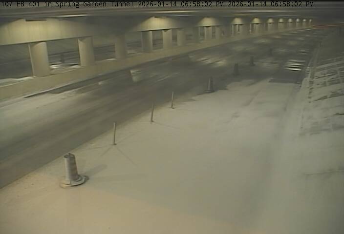 Highway 401 in Spring Garden Tunnel (East Portal)