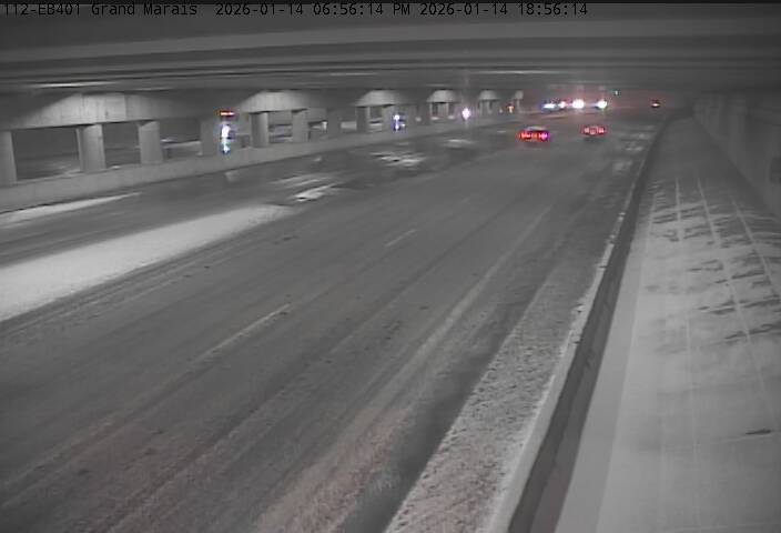 Highway 401 in Grand Marais Tunnel (East Portal)