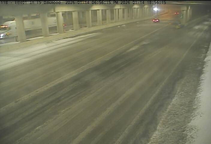 Highway 401 in Oakwood Tunnel (Cabana Road)