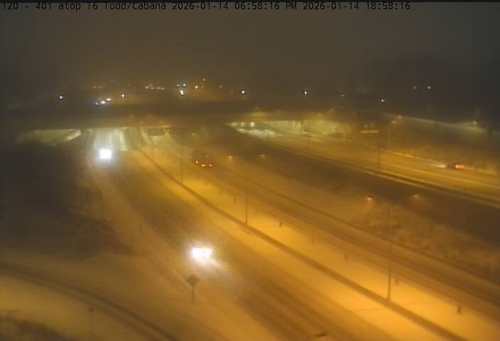 Highway 401 atop Todd/Cabana Tunnel