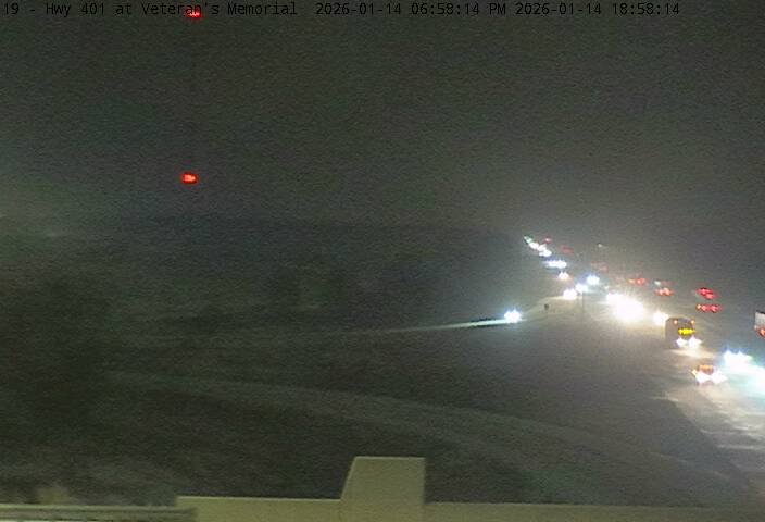 Highway 401 near Veterans Memorial Pkwy