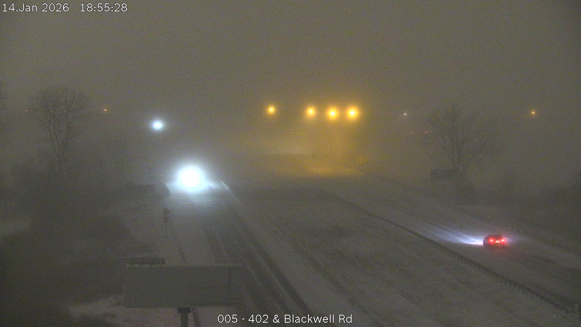 Highway 402 near Blackwell Sideroad