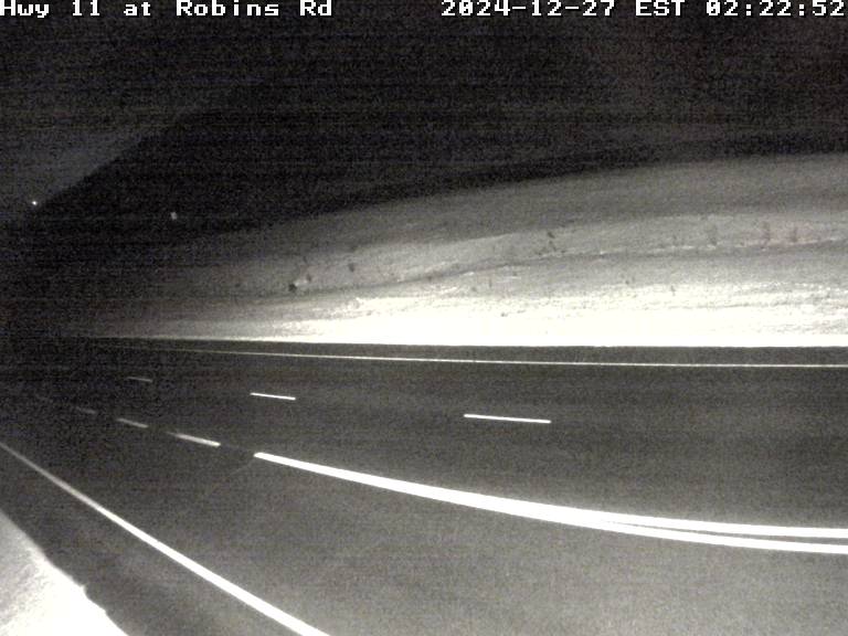Live Traffic Camera of Highway 11 at Robins Road