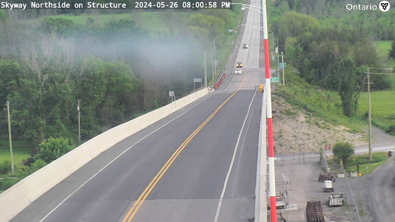 Traffic Cam Highway 49 North Side Quinte Skyway - South