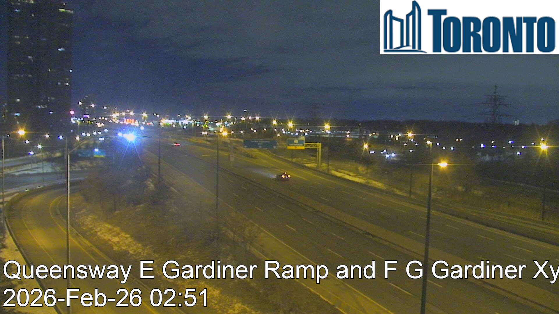 Traffic Cam Gardiner Expwy near South Kingsway