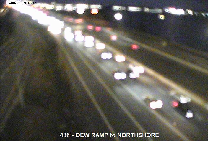 Traffic Camera of QEW south of Highway 2