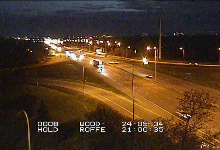 Live Traffic Camera of Highway 417 near Woodroffe Avenue