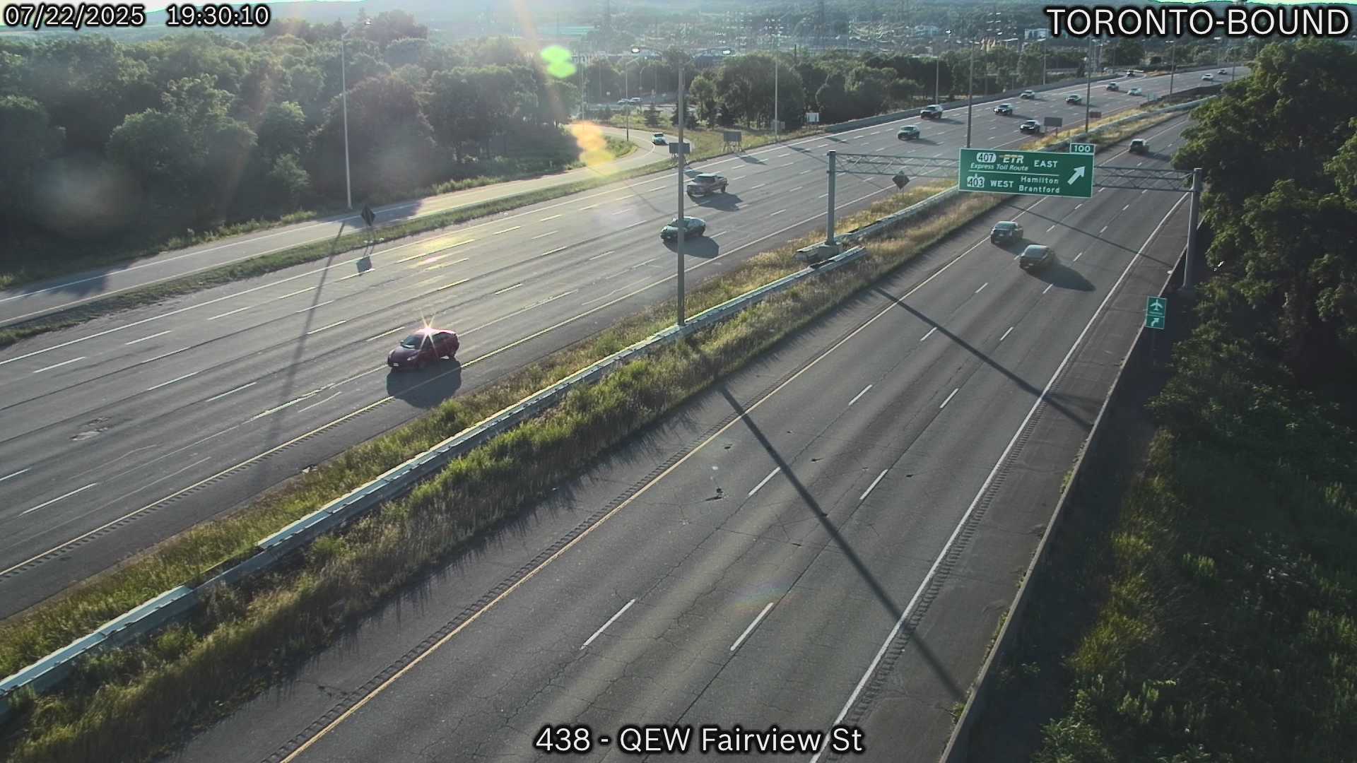 QEW near Fairview St