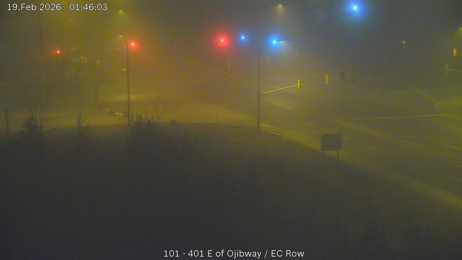 Traffic Cam 401 near Ojibway Parkway/EC Row Expressway